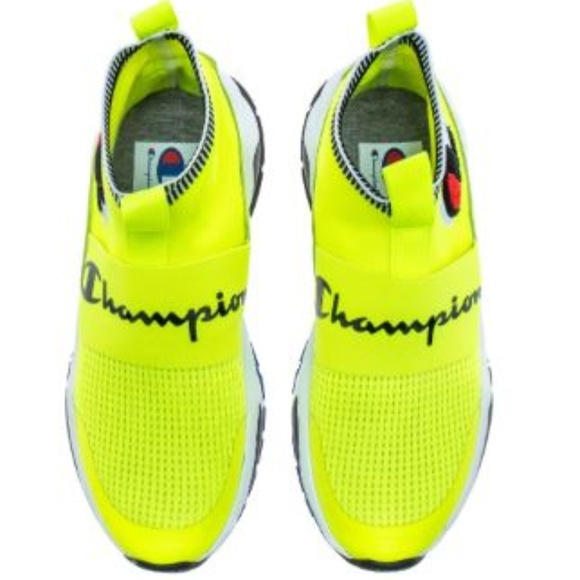 champion rally pro neon yellow shoes